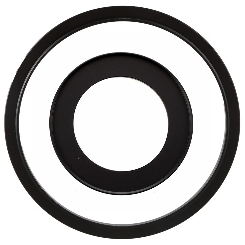 erheben -2 stück kameraobjektiv-Schritt-hoch-Filter schwarzer metalladapterring ,72mm-77mm &Ampere; 55mm-77mm