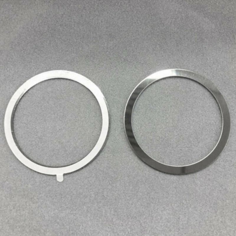 Universal Round Metal Rings for Magnetic Qi Wireless Charger Air Vent Magnet Car Mount Holder For iPhone Smart Phones