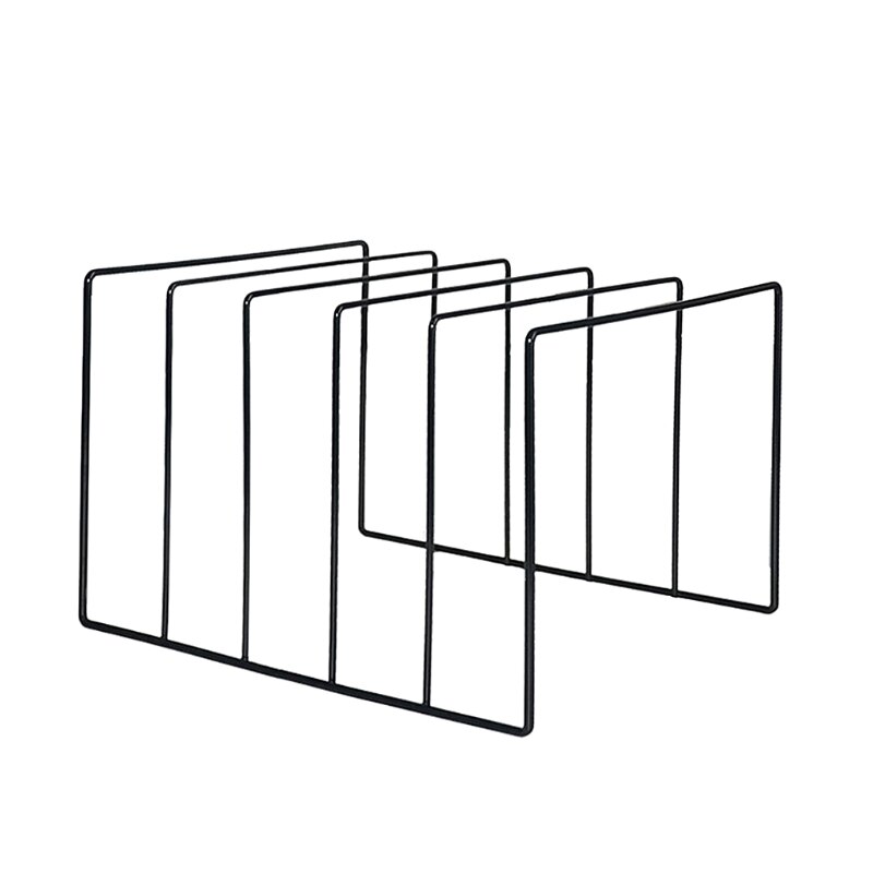 Black Metal LP Vinyl Record Display Shelf Turntable Record Collection Storage Shelf Exhibit Stand Holder: L