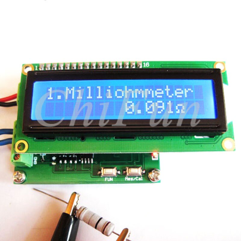 Milliohmmeter Low Resistance Tester Ohmmeter 0.001~120Ohm 10pf ~20000uf