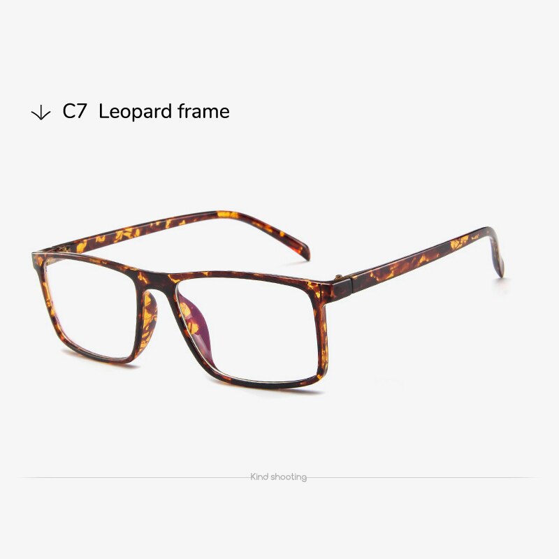 Toketorism high rectangle glasses for myopia spectacle frames for women men 9242: C7