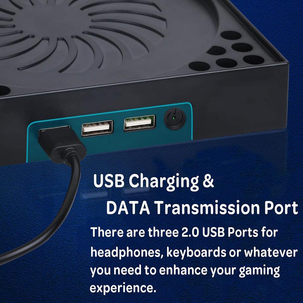 ABS Console Cooling Fan External USB Cooler For Xbox Series X Console Cooler With External USB Port