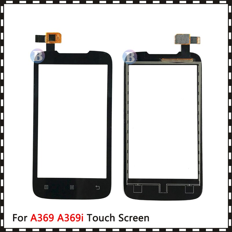 Replacement 4.0" For Lenovo A369 A369i Touch Screen Digitizer Sensor Outer Glass Lens Panel