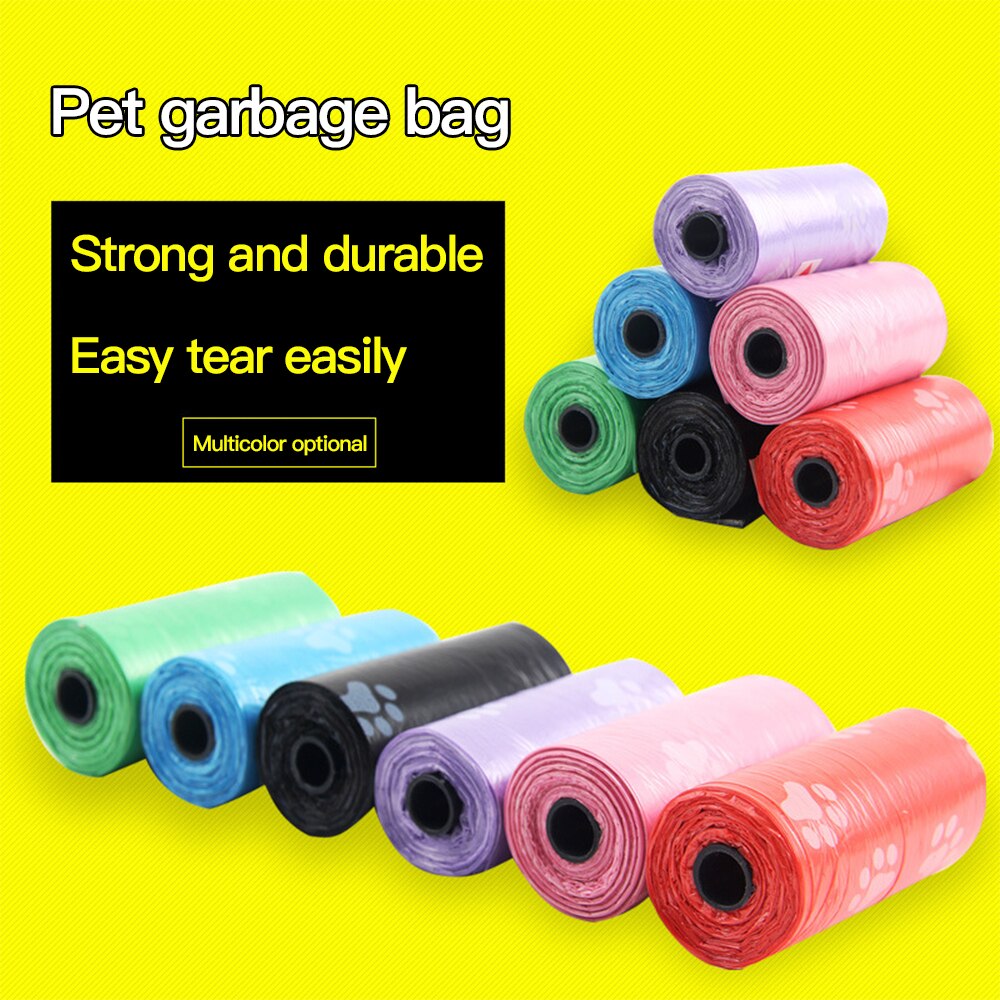 20 Sheets Dog Poop Bag Trash Garbage Bags For Cat Pets Waste Collection Bag Outdoor Multifunction Cleaning Poop Bags Supplies