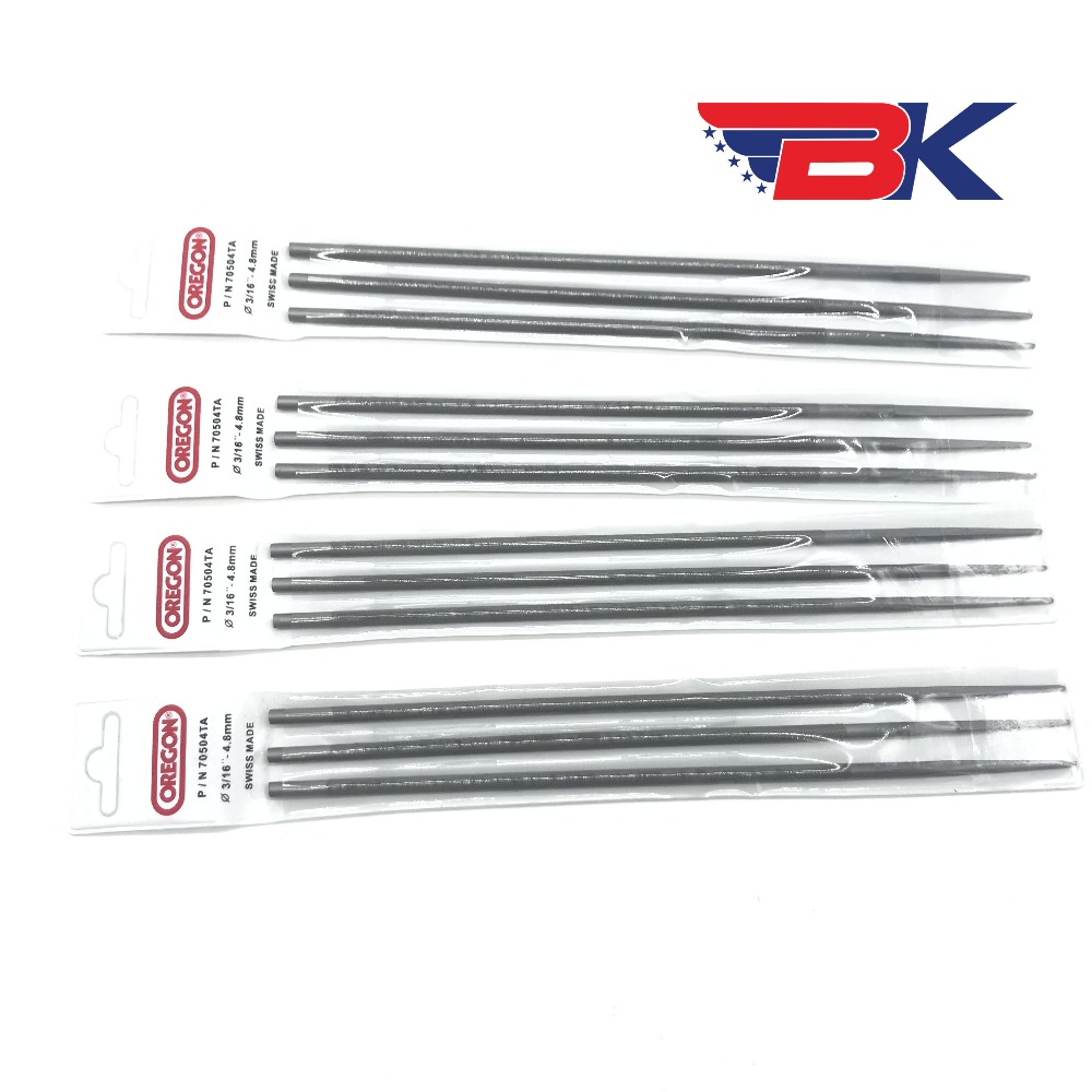 Oregon Round Sharpening Chains Saw Sharpener 3/16" Files 4.8mm Chainsaw 70504 70503 For Woodworking Tool