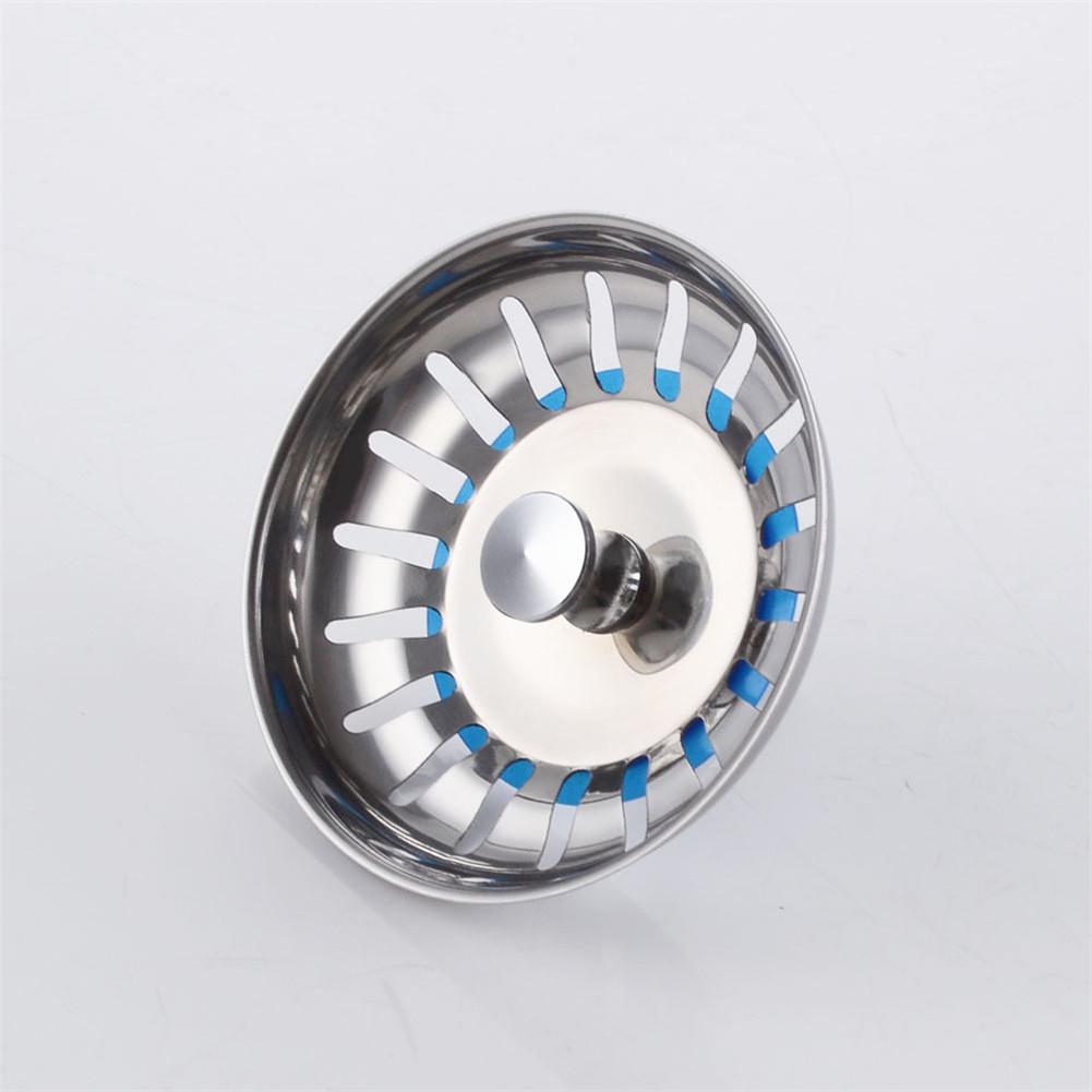 Roestvrijstalen Keuken Gootsteenzeefje Stopper Afval Plug Sink Filter Filtre Lavabo Badkamer Haar Catcher Wastafel Accessoires