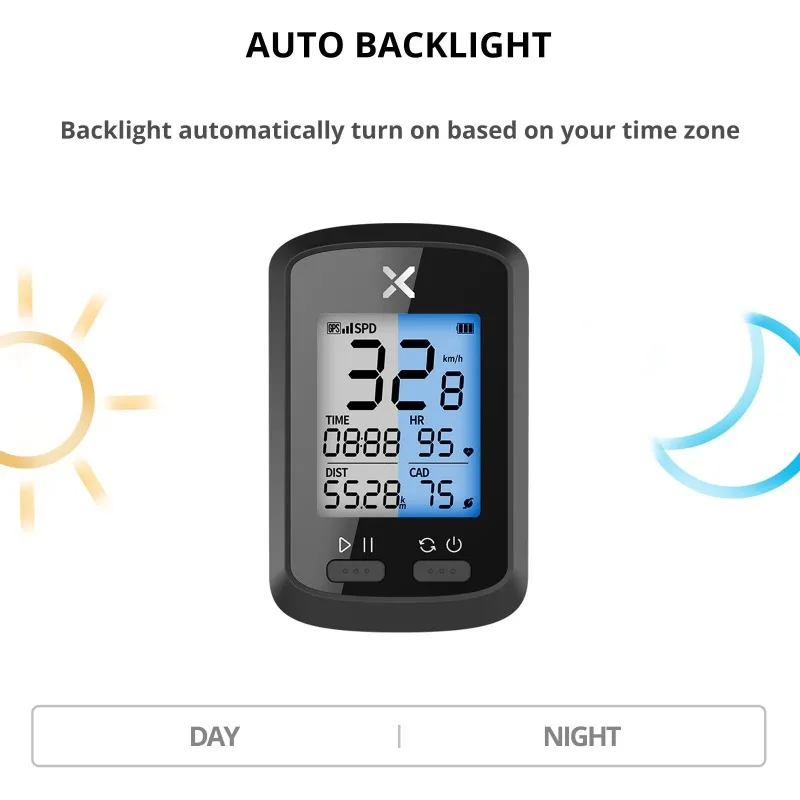 Xoss novo g + gps ciclismo computador g plus velocímetro sem fio bluetooth rastreador à prova dwaterproof água bicicleta de estrada mtb odômetro