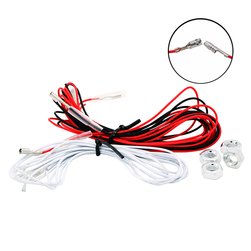 2Pcs/Set Super LED Car DRL Auto Light LED Bright Waterproof Fog Lamp Daytime Running Light L-Type With On/Off Function