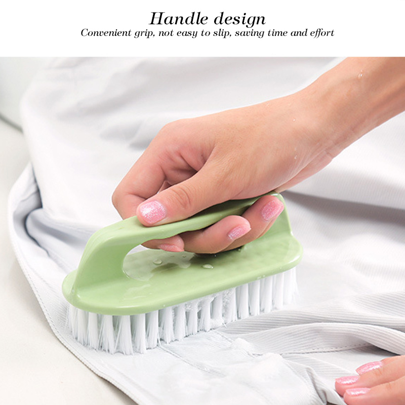 Cepillo de plástico para limpieza del hogar, cepillos para lavar ropa, zapatos, alfombras, colcha, tela, herramientas limpiadoras portátiles