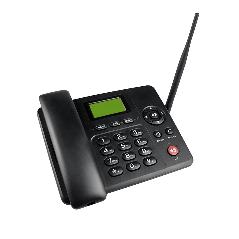 Téléphone fixe de bureau sans fil 4G LTE, GSM, avec Hotspot Wifi, 1 emplacement pour carte SIM, ETS-6688