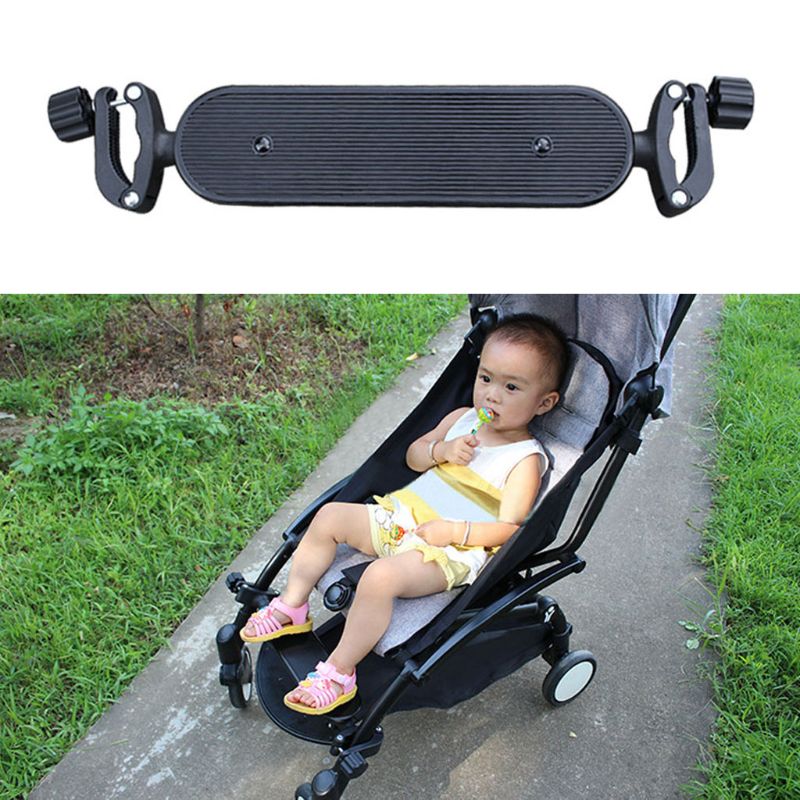 Justerbar klapvogn fodplade pedal fodstøtte baby fodstøtte klapvogn tilbehør spædbarnsvogne fødder forlængelse barnevogn fodbræt