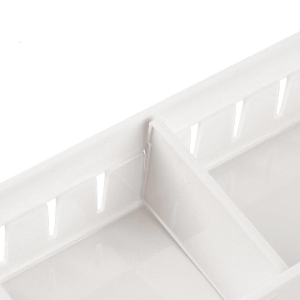 Justerbar skuffeorganisator kontor hjem opbevaringsboks gitter diverse opbevaringsboks hjem køkken opbevaringstavle skillevæg hjem organizer
