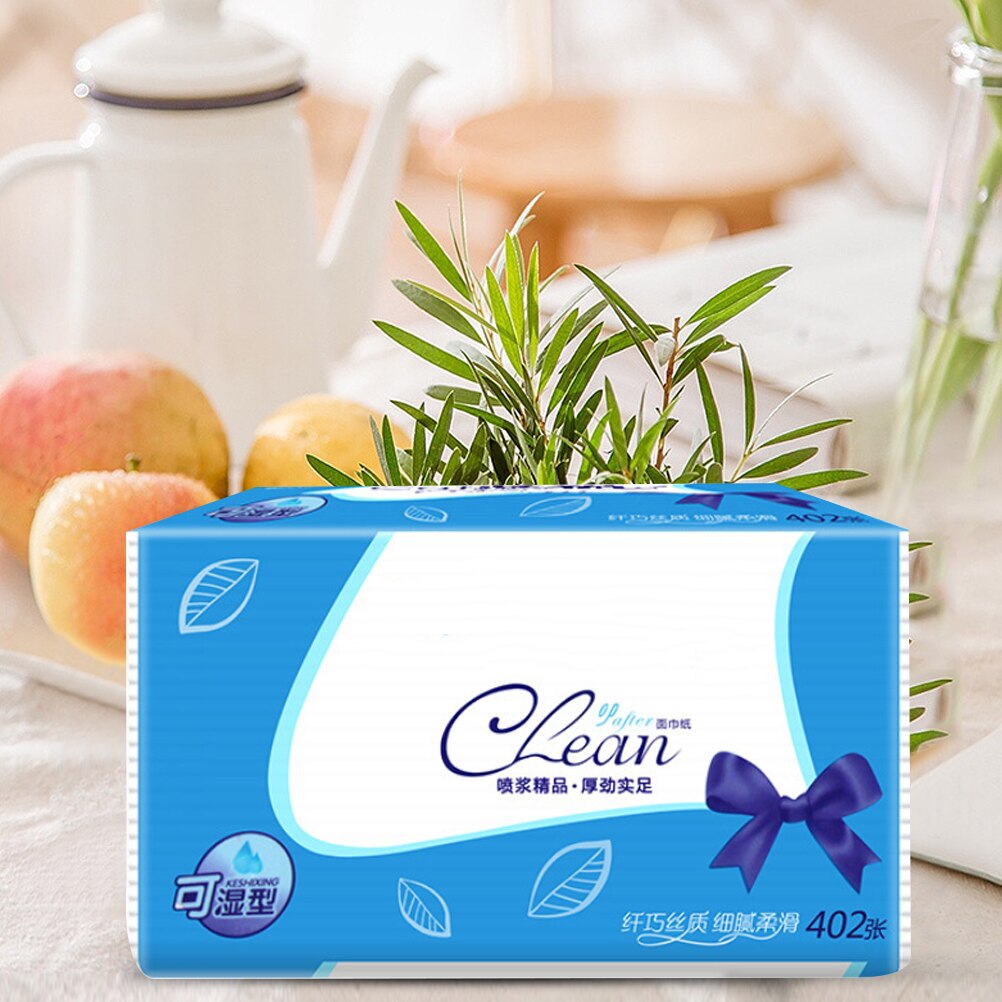 6pack/Lot 4-layer Paper Towel Degradable Household Tissue Odorless Baby Tissue