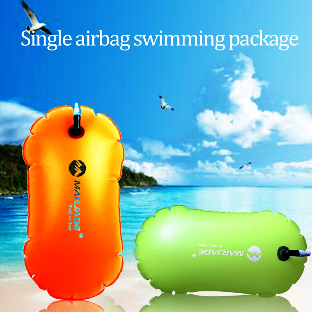 Wave Swim Bubble for Open Water Swimmers and Triathletes PVC Swimming Tow Float Bundle Swim Buoy