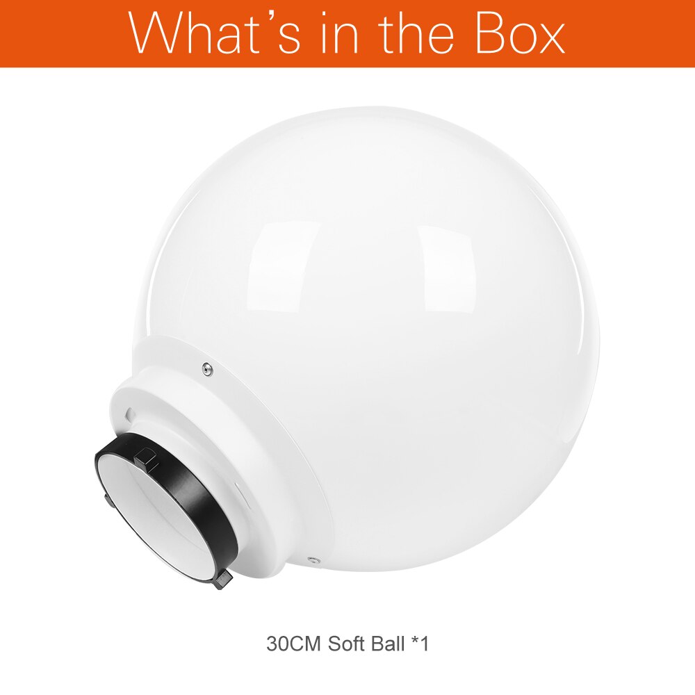 Photo studio kit Soft Ball 30x30cm Speedlite Studio Strobe Flash Photo Soft light ball Diffuser