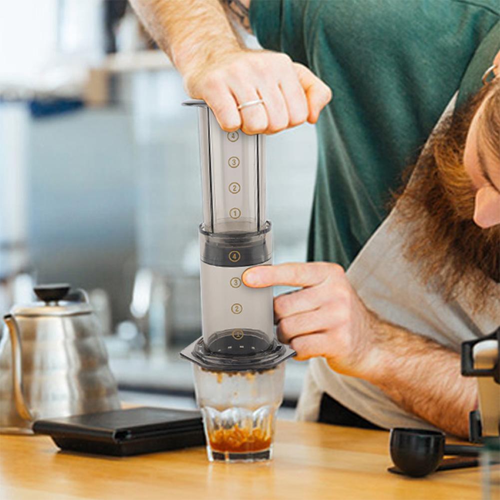 Espresso kaffekande maskine kit mini kværn med filter papir høj