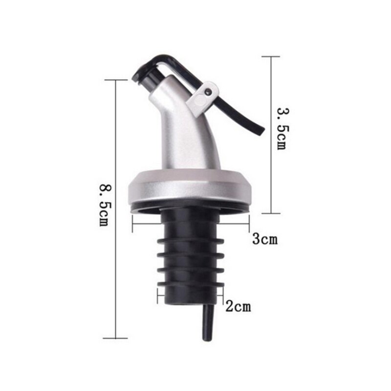 Lock Plug Seal Lekvrije Food Grade Rubber Nozzle Spuit Liquor Dispenser Wijn Schenker 3Pcs Olie Fles Stop keuken Bar Tool