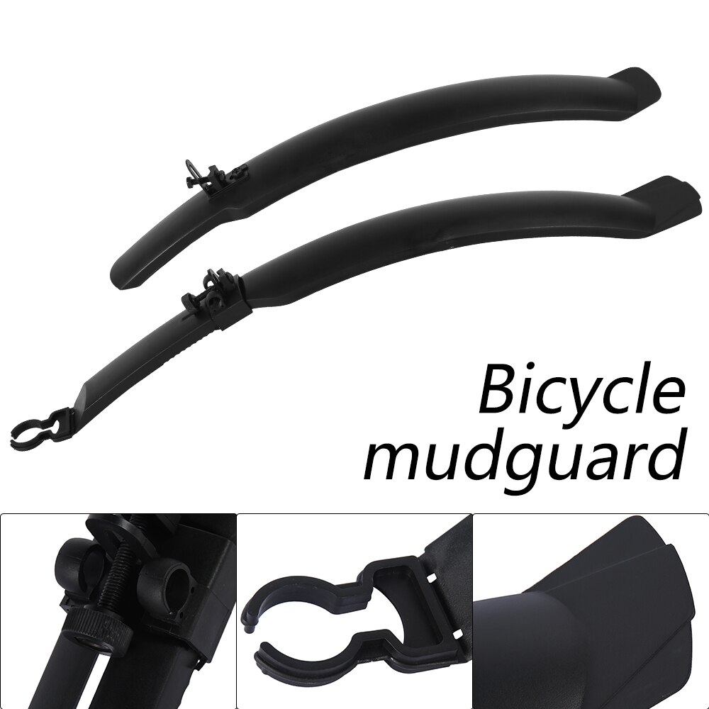 Bike Mudguard Wings Road Mountain Bicycle Front Rear Fender Cycling Fender Set Mud Flaps on Bicycle Front / Rear Mudguards