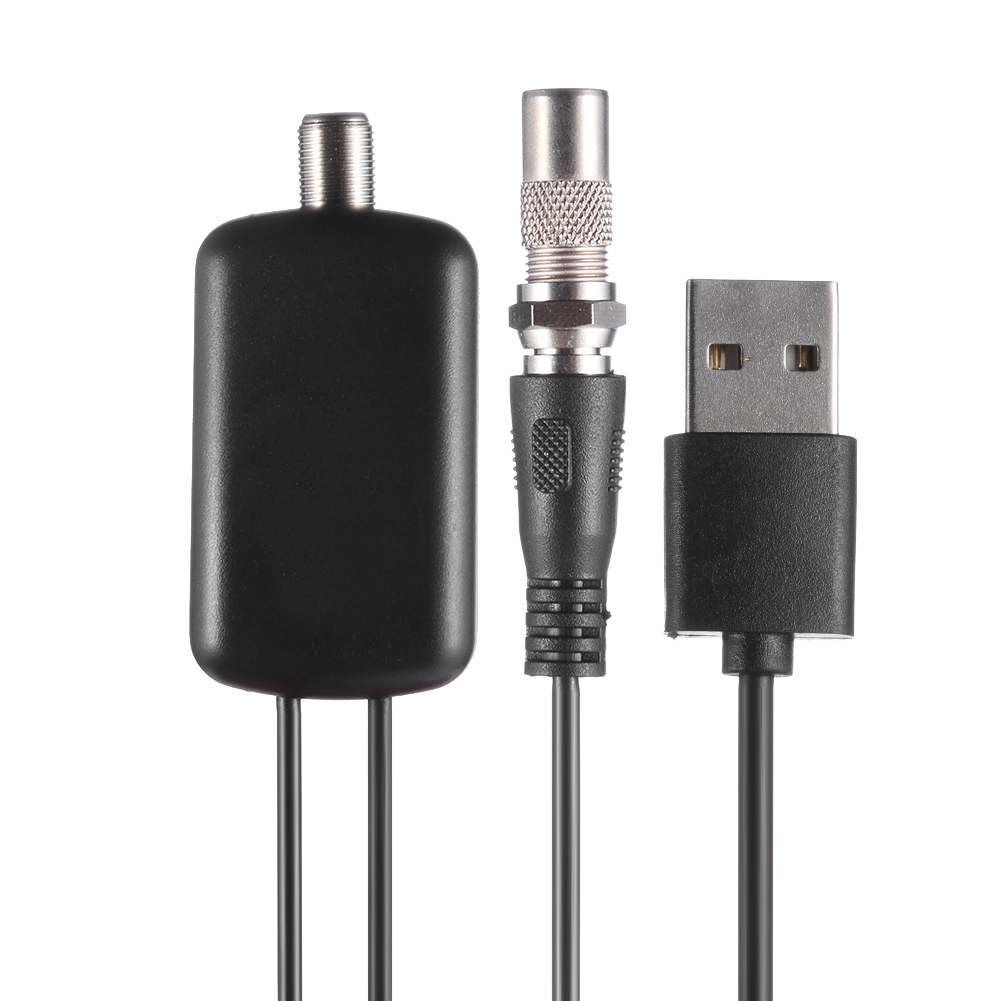 HDTV Signal Booster Indoor HD Digital TV Antenna Amplifier Low Noise Easy Installtion Adapter with USB Power Supply