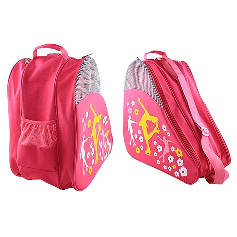 Ice & inline skate saco-saco premium para transportar patins de gelo, patins, patins inline para crianças