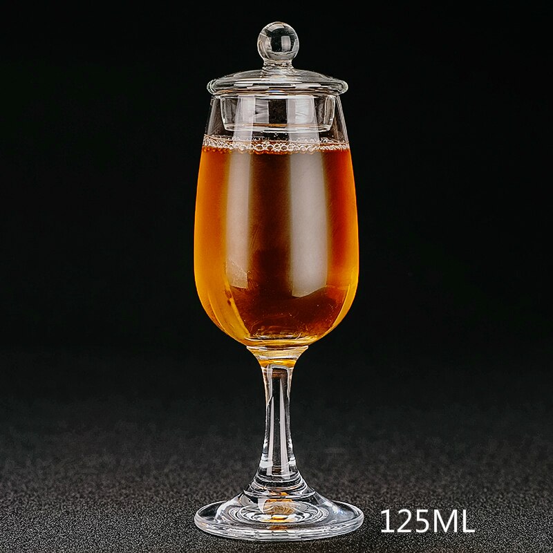 ISO Whisky Tasting Cup Winetaster Standard Test Glass Whiskey Brandy Snifter Liqueur Wine Goblet Smelling Tumbler: 125ML