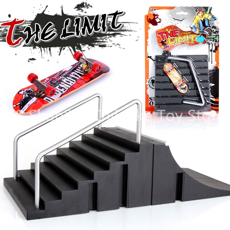 Mini Training Schaatsen Board Met Oprit Track Interessante Mini Skateboard Speelgoed Vinger Skateboards Speelgoed Set