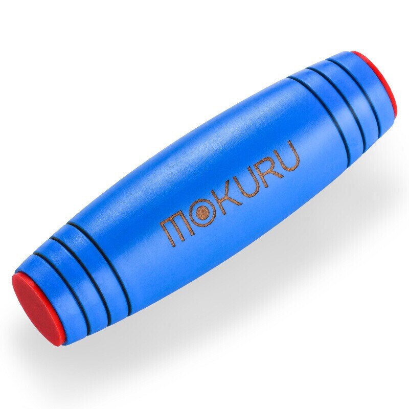 Japanese Mokuru Rollver Decompression Rod Beech Tumbler Desktop Flip Toys Desktop Fidget Stick Relieve Stress Focus Antistress: blue