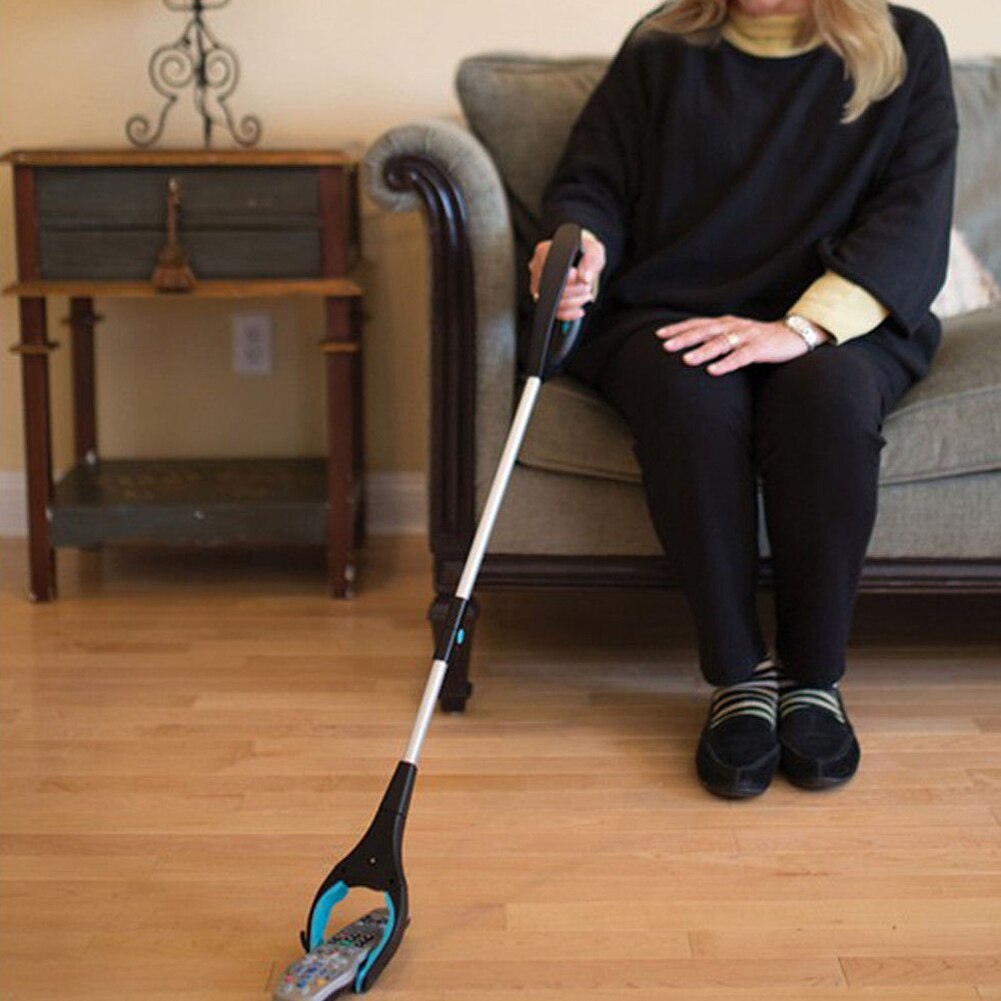 84Cm Opvouwbare Kattenbakvulling Reachers Grabber Trash Roterende Kop Grijper Extender Grabber Pick Up Gereedschap Pickers