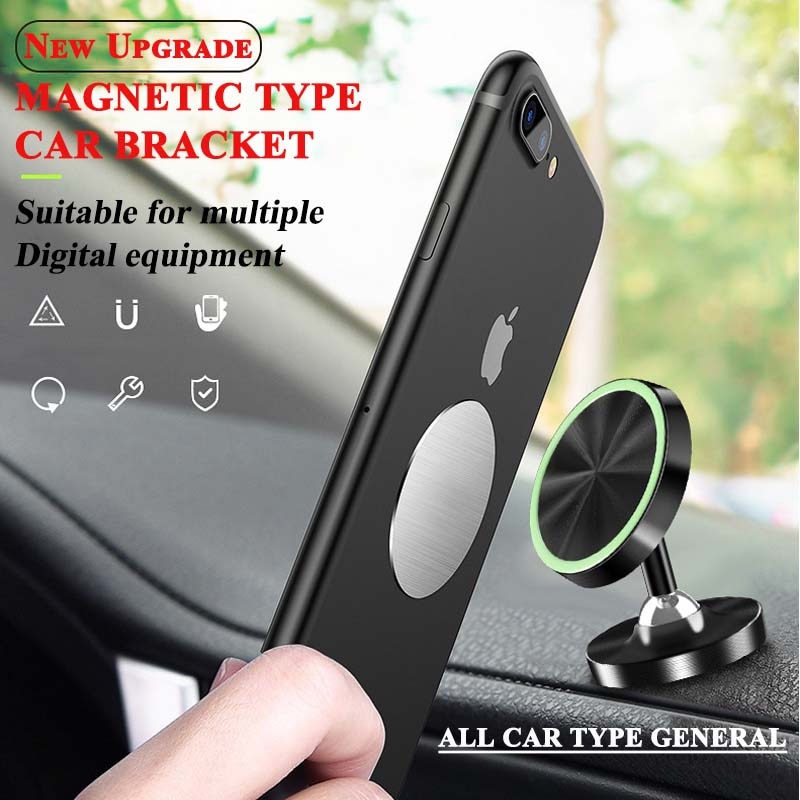 Tsimak Universele Metalen Magnetische Auto Mobiele Telefoon Houder Gps Stand Mount Voor Iphone 11 Pro Samsung Smartphones Auto Houder