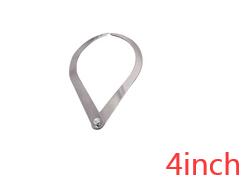 Keramische Remklauw Gebogen Buiten Remklauw Klem Rechte Been Inner Card Sculptuur Keramische Meten Aardewerk Tool 4-12Inch: R 4 INCH