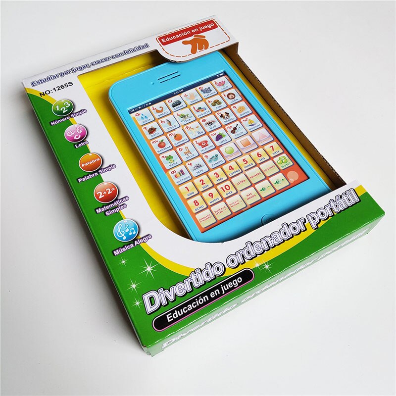-Spanisch Sprache lernen maschine spielzeug Musik Sprechen Español Alphabet Lesen Maschinen Für freundlicher Pädagogisches Spielzeug 1