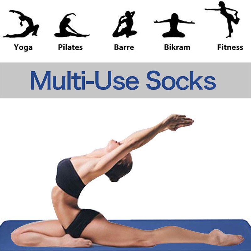 Women Yoga Backless Five Toe Anti-Slip Ankle Pilates Fitness Gym Ladies Sports