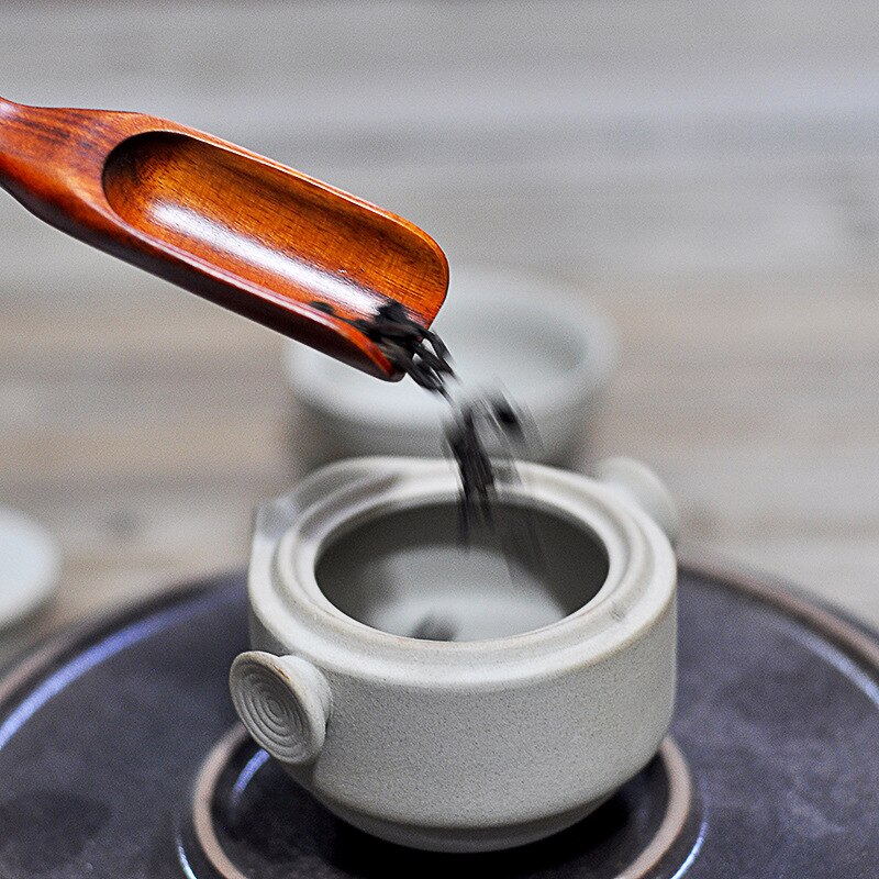 Mcj travel tea set gaiwan tea set porslin kung fu tea set tepott och kopp set keramiskt te set