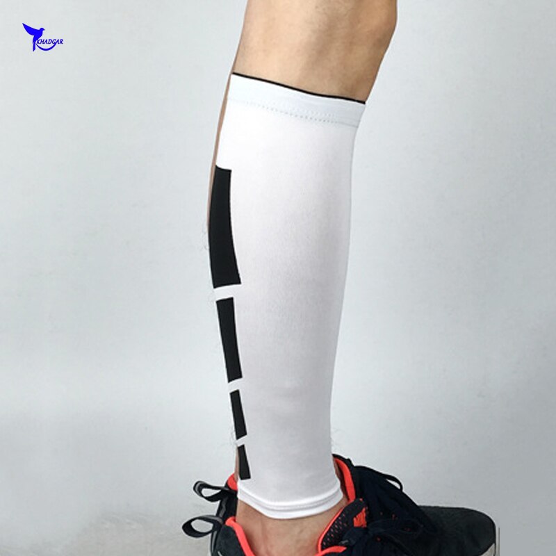 2 stk unisex kompressionsunderlag skinnebensbeskyttere cykling benvarmere løb fodbold basketball fodbold benærmer lægbeskytter