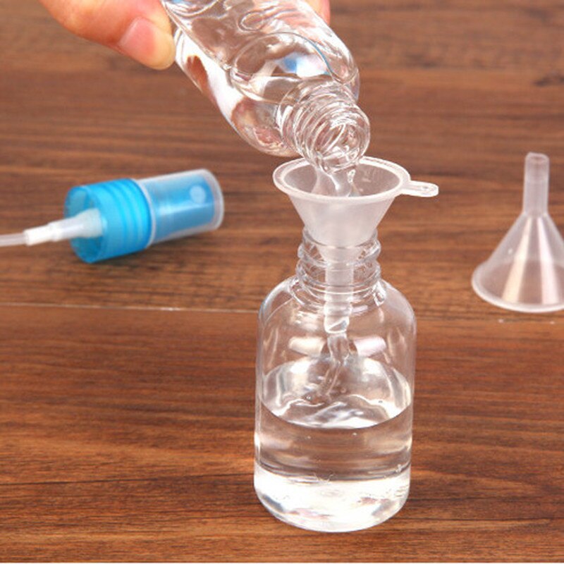 Mini Transparent Plastic Funnel Hopper Kitchen Cooking Accessories Gadgets Perfume Emulsion Packing Auxiliary Kichen Tool