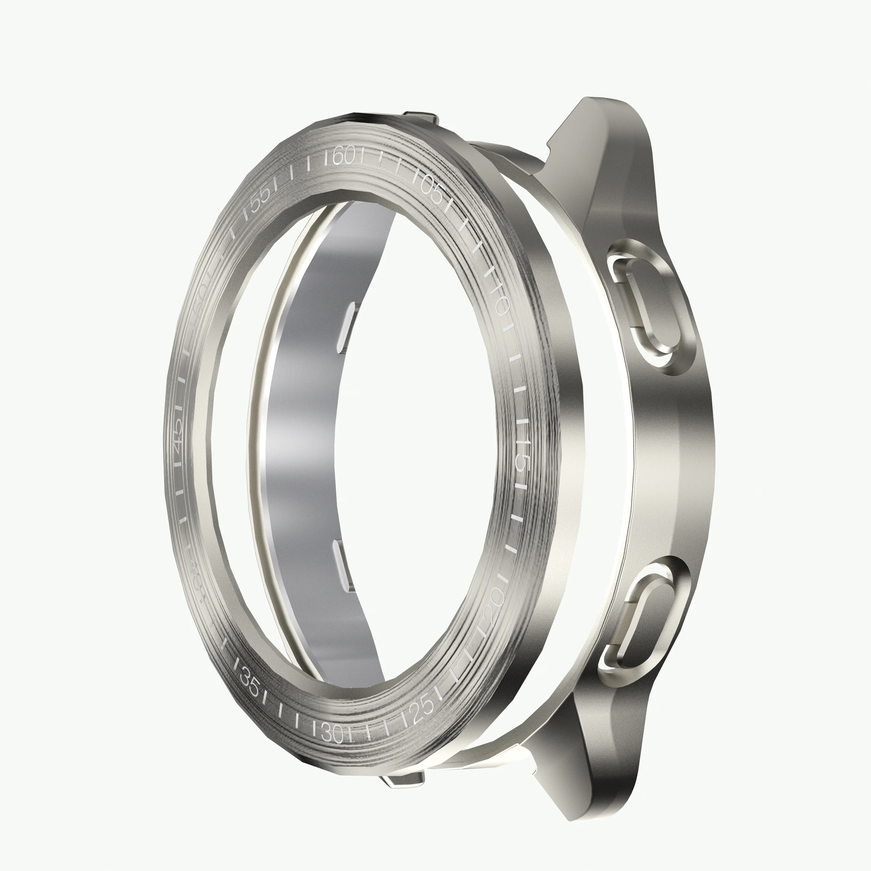 Abdeckung für Xiaomi Mi Uhr S3 fallen Zubehör PC Schutz Hülse für Mi Uhr S3 Galvani Draht Zeichnung Hohl fallen + lünette: Schwarz Weiß