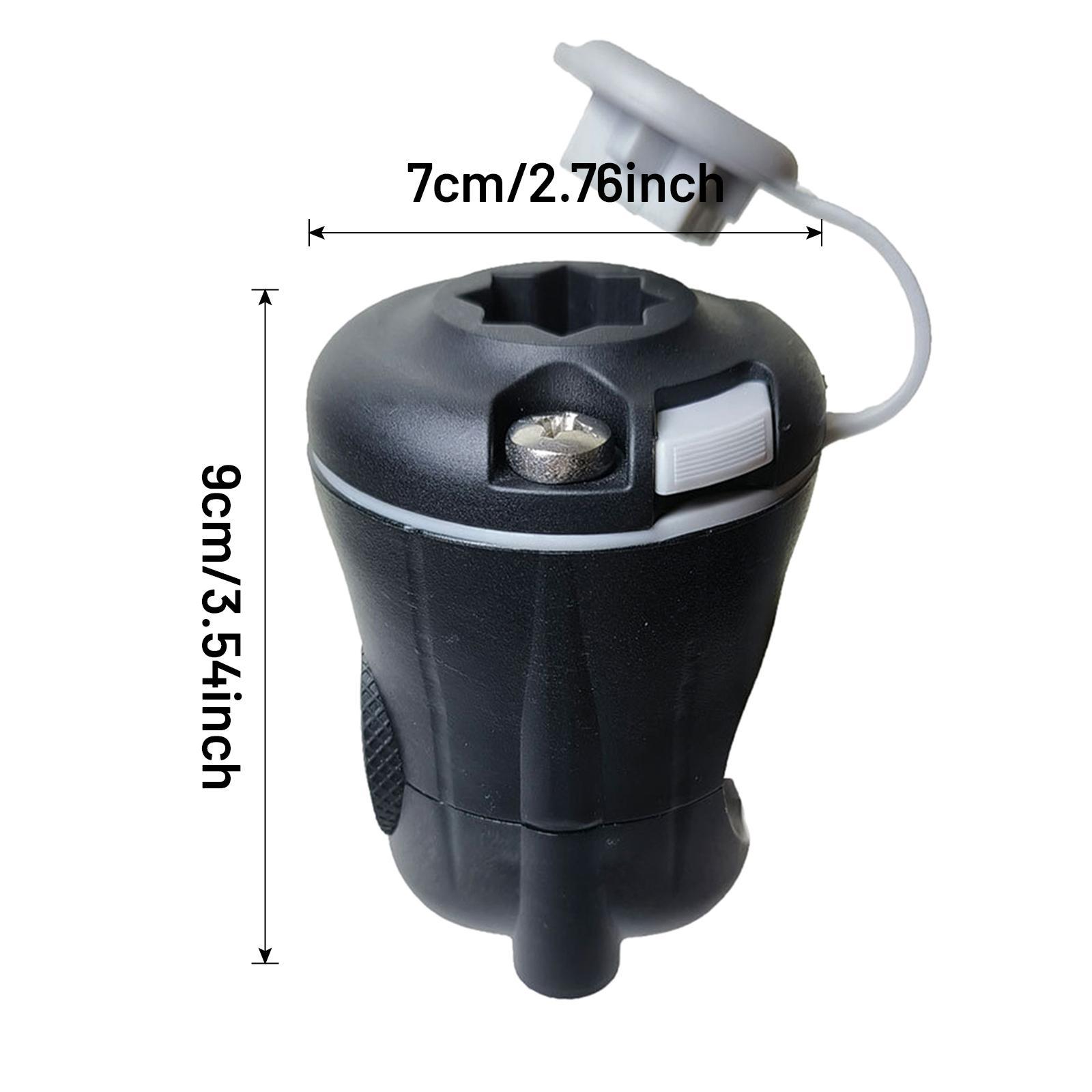 Kayak Rail Mount Easy to Install Fishing Pole Clamp Base for 12mm-38mm Round or Square Rail for Boat Yacht Fishing Pole Bracket