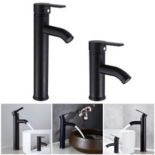 Classic Basin Faucet Included The 60cm Hose Black Cold And Water Mixer Convenient Bathroom Stainless Steel Sink Faucet