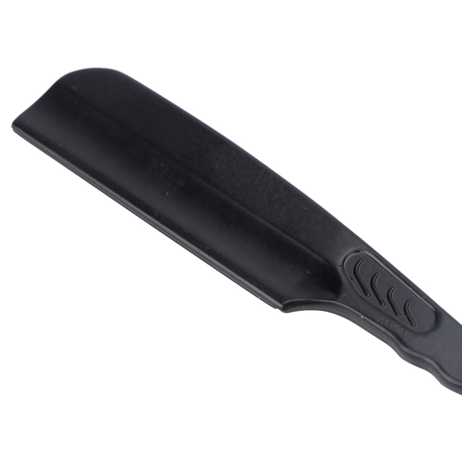 Manual Shaving Blade Holder Feather Pattern Straight Edge Blade Holder for Hair Salon Barber