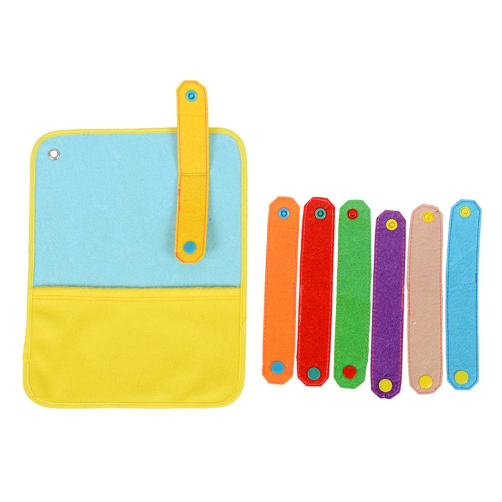 Children's Learn to Dress Board, Help Baby Learn to Dress Snap, for Preschool Teaching Kindergarten Teaching Aids