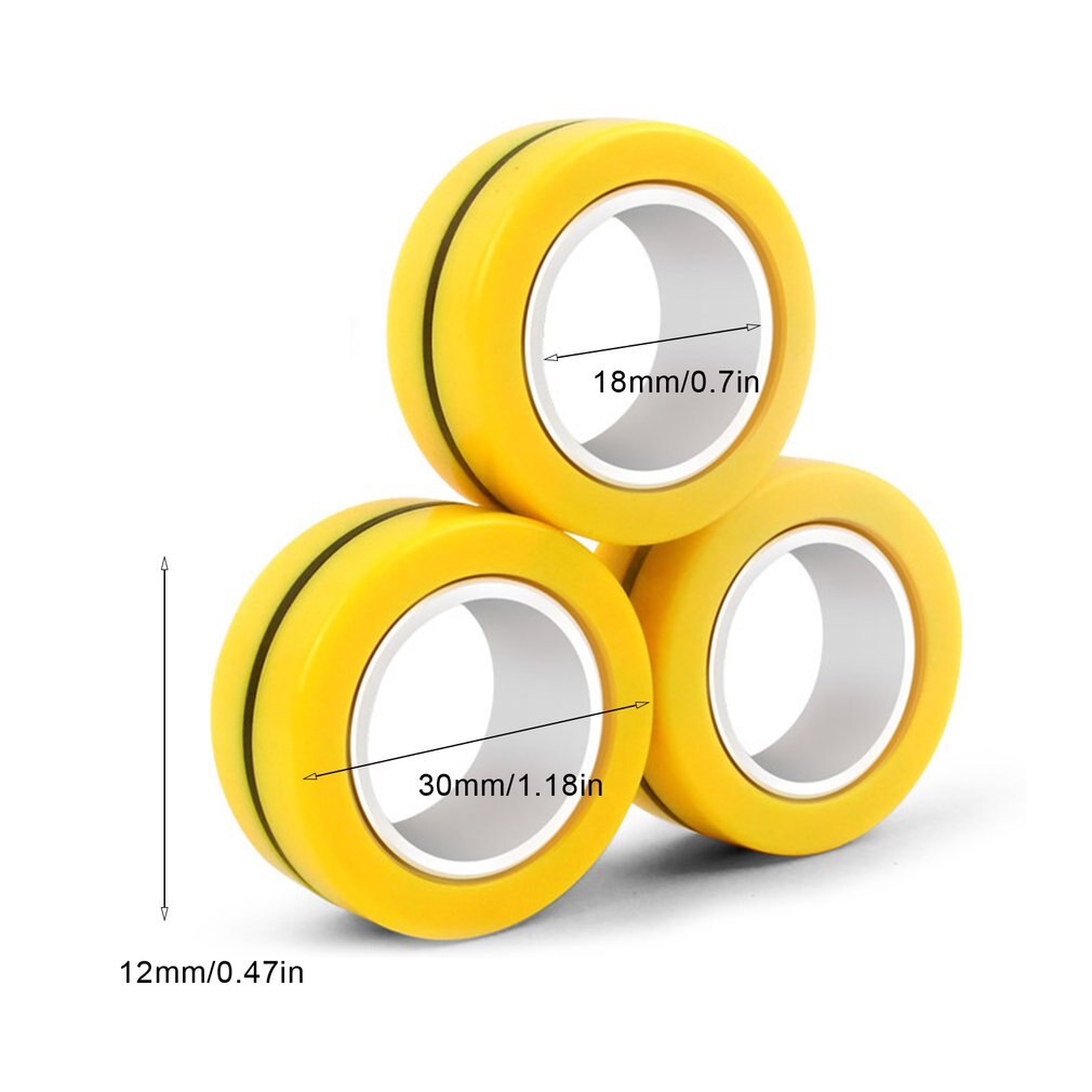 Stress Relief Magnetische Ringen Anti-Angst Magnetische Armband Ring Unzip Speelgoed Magic Ring Props Gereedschap Kids Volwassenen Beste Cadeau