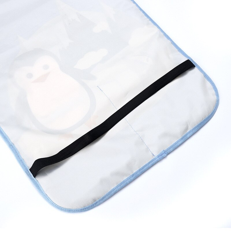 Autostoel rugleuning anti-kinder-schopmat multi-pocket waterdichte auto achterbank beschermende cartoon anti-schopmat kussen auto organizer