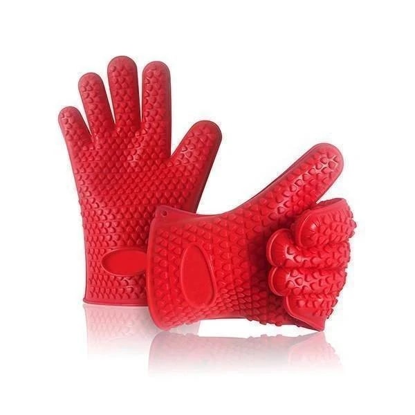 Bbq Grill Handschoen Oven Mitt Bakken Handschoen Hittebestendige Siliconen Oven Handschoen Dikke Koken Keuken Barbecue Handschoen Keuken Gadgets