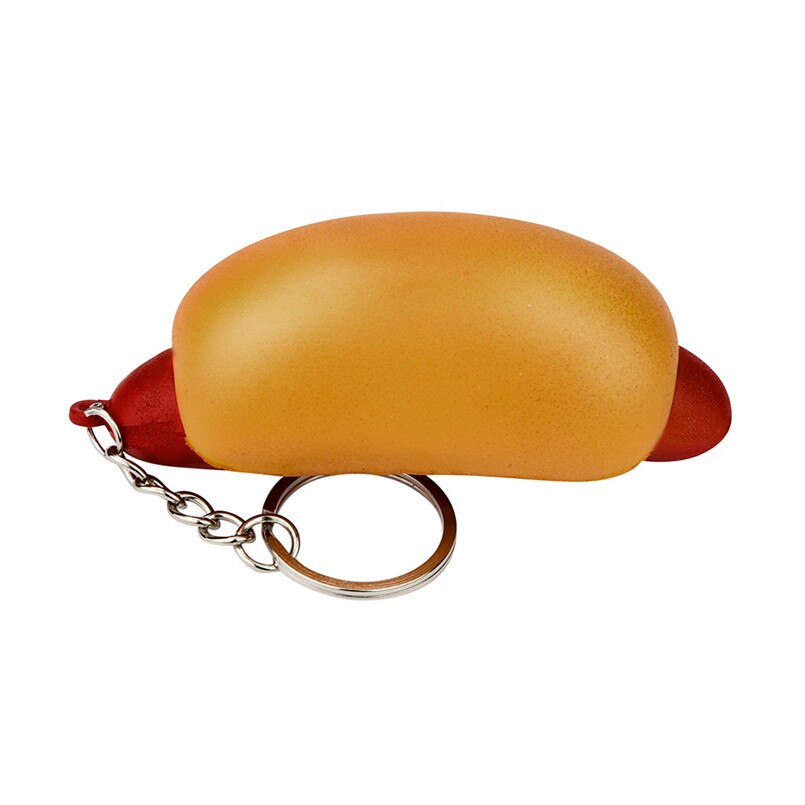 Venda quente squash anti-stress brinquedo 8cm gostoso cachorro quente squishy lento crescente creme scented charme alívio de estresse brinquedo squishy ijsje t: Default Title