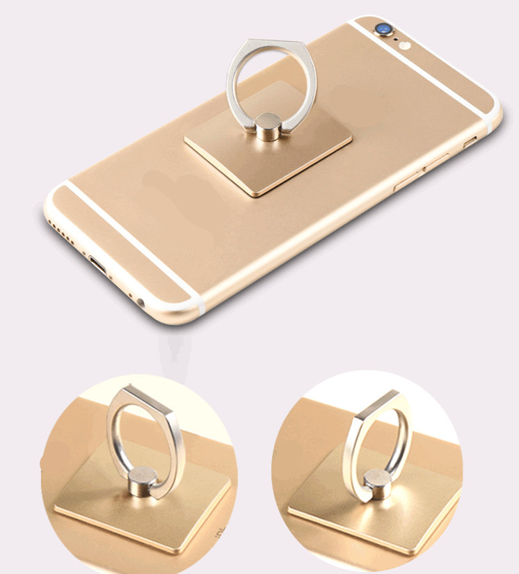 OIVO Draagbare Universele Metalen Vinger Ring Telefoon Houder 360 Dgree Draaibare Beugel voor iPhone Samsung