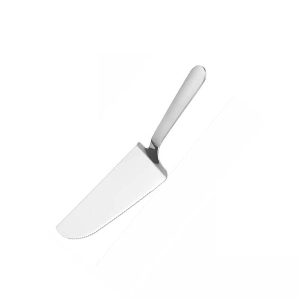 Toothed Cake Shovel Edge Cake Blade Cutter Pie Pizza Shovel Cake Spatula Ice Cream Dessert Cutter Food Kitchen Baking Tools: silver