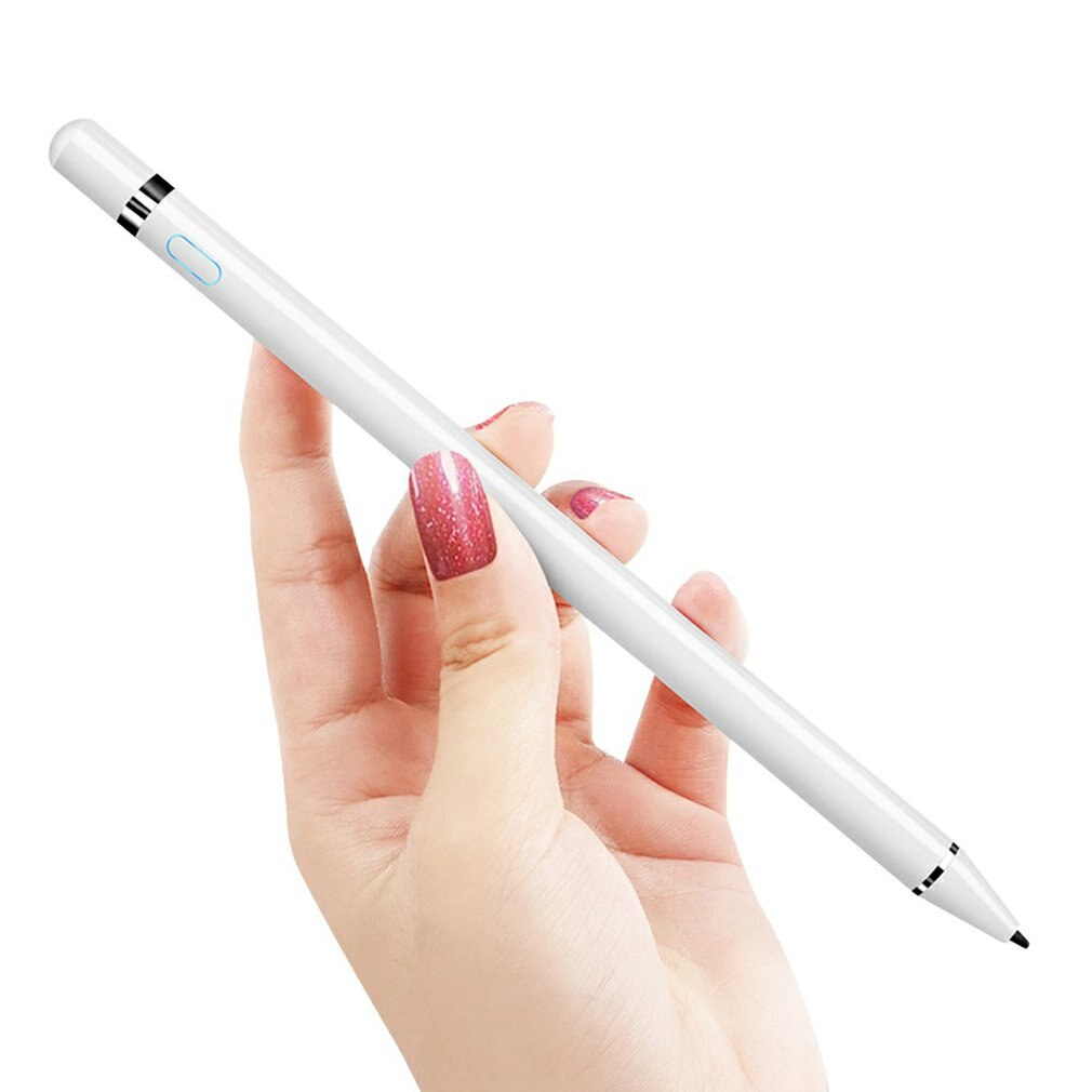 Lightweight Alloy Mini Metal Capacitive Touch Pen Stylus Screen For Phone Tablet Laptop Capacitive Touch Screen Devices: Red