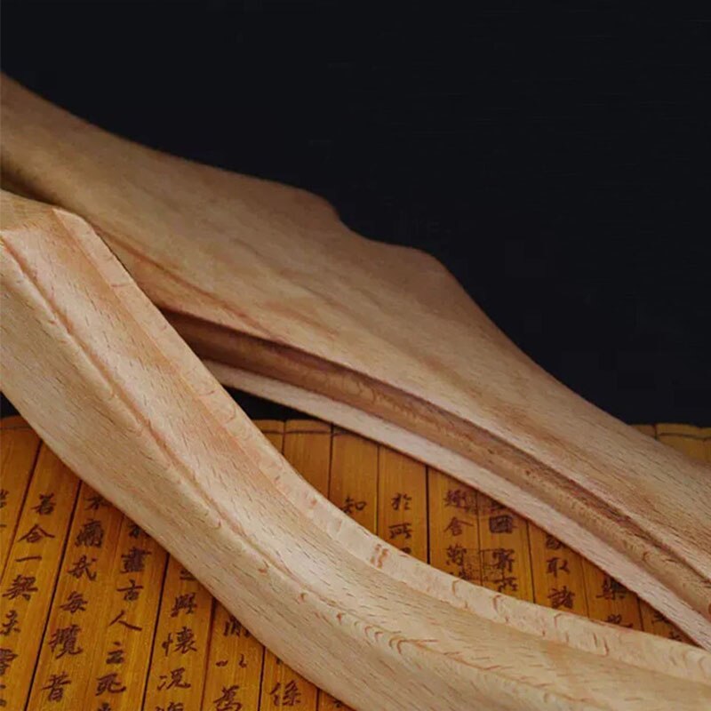3Pcs Natuurlijke Beuken Massief Hout Schrapen Stok Body Gua Sha Massage Spa Therapie Tool Reflexologie Guasha Ontspanning Rolling Bars