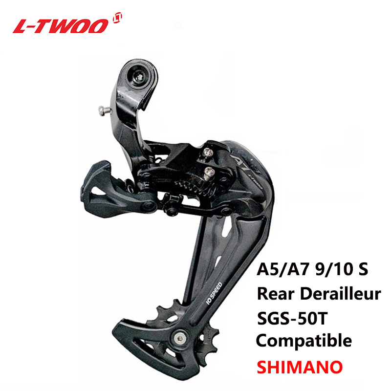 LTWOO – dérailleur arrière pour vélo de montagne A5 A7 9/10 vitesses 50T ultegra, pour Cage de jambe SGS 9/10V, pour Shimano SRAM