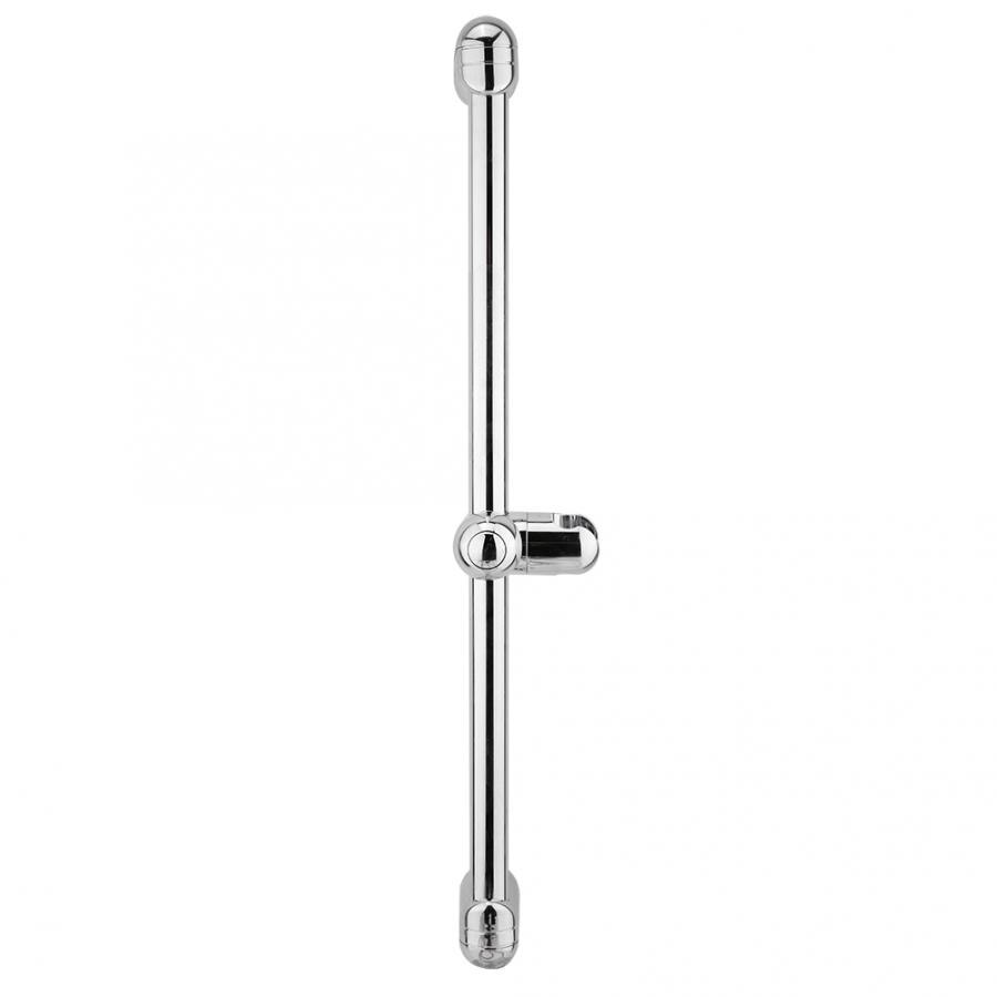 Stainless Steel Chrome Shower Head Riser Rail Sliding Bar Set Height Adjustable Handheld Shower Head Metal Hose Assemble Kit